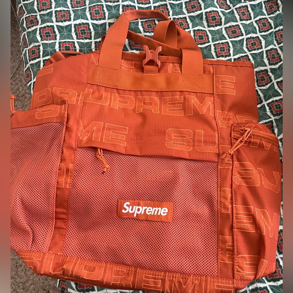 Supreme Utility Tote FW21 - New/Unused Orange